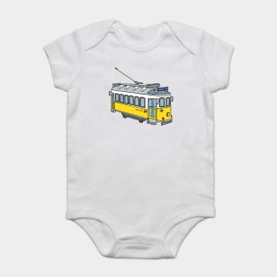 Lisbon Tram Baby Bodysuit